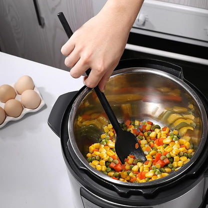 Silicone Cooking Spoon and Spatula (BakingSpatula-2pcs)