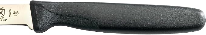 Mercer Culinary Millennia Black Handle Paring Knife, Clip Point Blade, 3.25-Inch