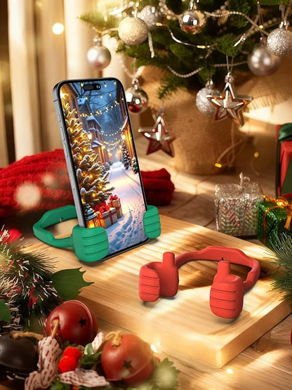 Trendy Gifts for Teens Girls Boys Adults Cell Phone Stand: UPGRADE Adjustable Thumbs Up Lazy Phone Holder for Desk Fun Birthday Gifts Ideas for Kids Teenage Women Men Stocking Stuffers Cool Gadgets