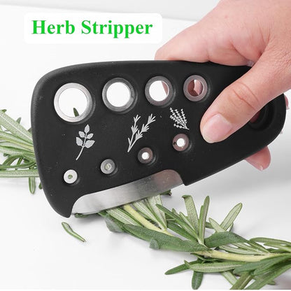 2 Pack Kitchen Gadgets Set 12 Pieces, Space Saving Cooking Tools Kitchen Accessories-Garlic Grinder, Cheese Grater, Vegetable Peeler, Pizza Cutter, Herb Stripper, Bottle Opener, Gadgets Gift Set