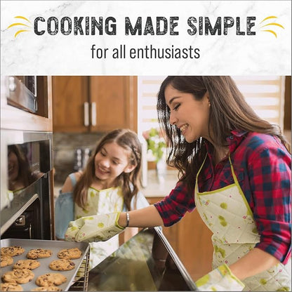 18" x 13" Baking Sheet, Sheet Pan with Wire Rack Set, Stainless Steel Cookie Pan Baking Tray with Cooling Rack (2)