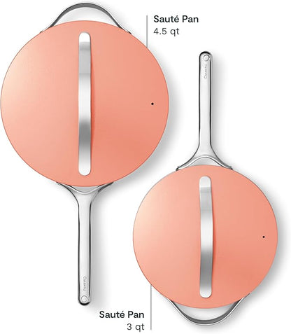 Caraway 10in (3qt) Saute Pan + 12in (4.5qt) Saute Pan Duo Perracotta