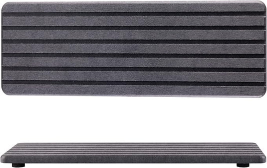 NiuYichee 2 PCS Water Absorbent diatomite Coasters, 12.2" x 4" Water Absorbing Stone Tray for Sink, Stone Drying mat for Kitchen Counter, Stone soap Tray Used for Hand Soaps & toiletries & Plants