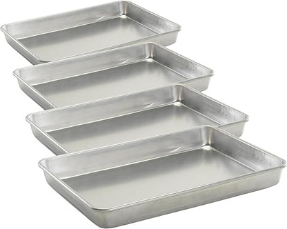 Nordic Ware High-Sided Naturals Aluminum, 4 Pack
