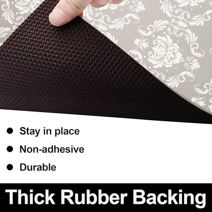 AiBOB Waterproof Under Sink Mat, Absorbent Quick Dry Sink Liners Protect Cabinets, Durable Shelf Liners, Slip Resistant and Non-Adhesive, 24X68, Light Grey