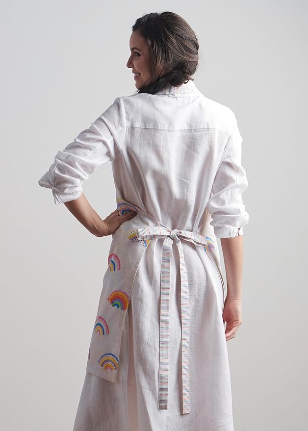 Maison d' Hermine 100% Cotton Apron for women with Pocket Kitchen Chef Apron for Men Cooking Spring Summer