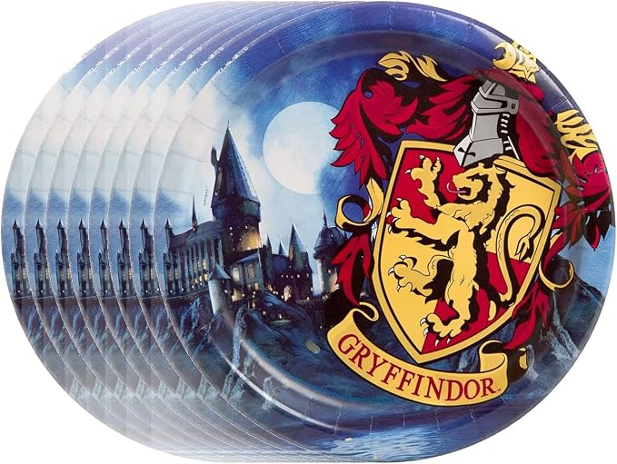 Unique Harry Potter Birthday Party Supplies Bundle Pack includes 24 Lunch Plates and 32 Napkins (Bundle for 24)