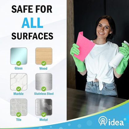 AIDEA Swedish Dishcloths for Kitchen, 20PK, Reusable Paper Towels, Kitchen Washcloths Dish Rags, Eco Friendly No Odor Reusable Cleaning Cloths, Cellulose Sponge Cloths, 7"×6"