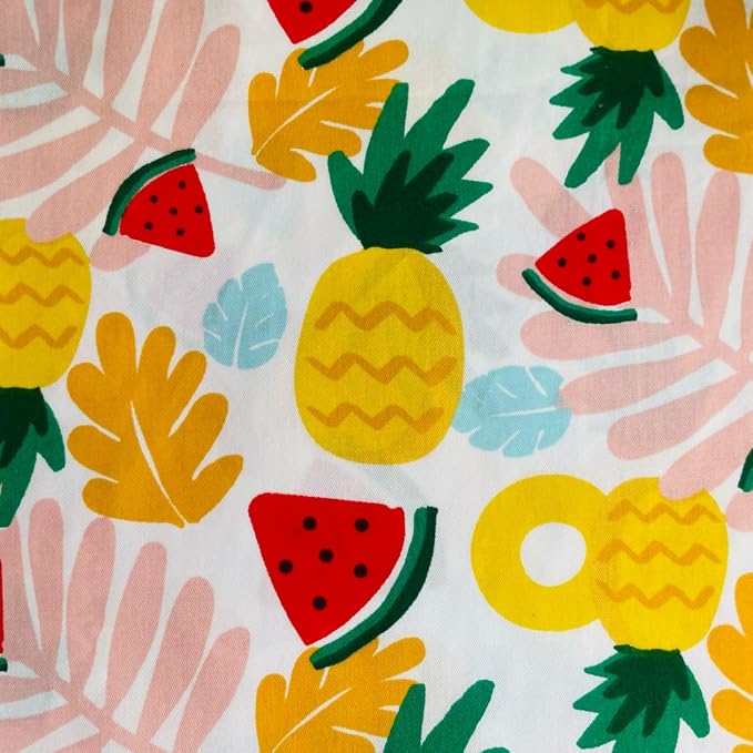 Cotton Fabric Squares 5x5 Charm Packs for Quilting 5 inch for Baby Sewing Patchwork 42pcs (Fruit Fabric)