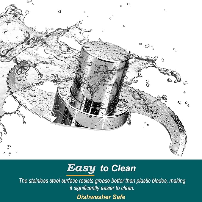 DLC-861TXB-CSR for Cuisinart Food Processor DFP-11, DLC-2011, DLC-8 Only | No Microplastic Release, Modular, Resists Cracking & Chipping & Grease, Easily Handle Hard Ingredients, Serrared Edge