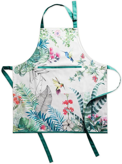 Maison d' Hermine 100% Cotton Apron for women with Pocket Kitchen Chef Apron for Men Cooking Spring Summer