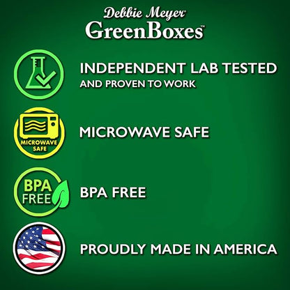 Debbie Meyer GreenBoxes – BreadBox keeps Baked Goods, Snacks, Fruits, and Vegetables Fresh Longer, Reusable, BPA Free, Made in USA