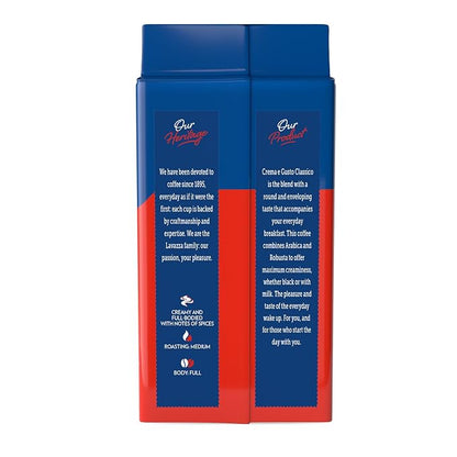 Lavazza 2 Pack Crema E Gusto Ground Coffee 8.8oz/250g Each