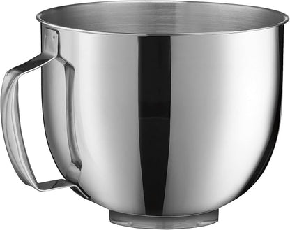 Cuisinart SM-50FR 5.5-Quart Stand Mixer, Brushed Chrome, White (Renewed)