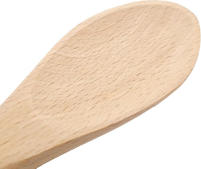 Jane Austen Wooden Spoon with Red Gift Bow – Pride and Prejudice Quote “What Excellent Boiled Potatoes” – Funny Literary Kitchen Utensil & Gift for Book Lovers
