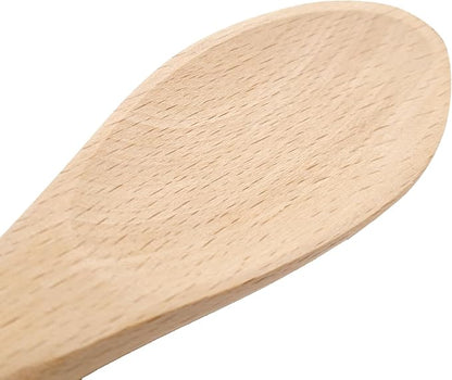 Jane Austen Wooden Spoon with Red Gift Bow – Pride and Prejudice Quote “What Excellent Boiled Potatoes” – Funny Literary Kitchen Utensil & Gift for Book Lovers