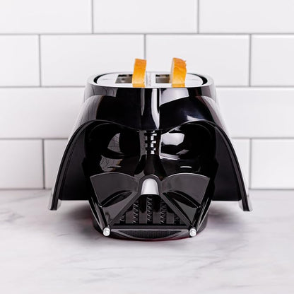 Uncanny Brands Star Wars Darth Vader Halo Toaster - Lights-Up and Makes Lightsaber Sounds