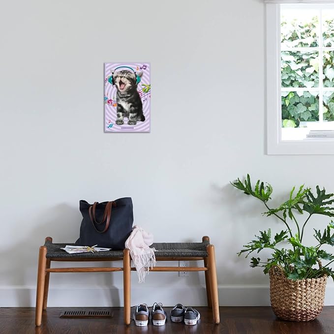 Keith Kimberlin - Kitten - Singing Wall Poster, 19L" x 13W", Premium Unframed Version