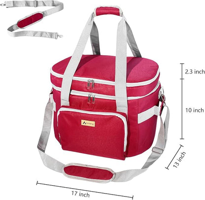 Crock Pot Bags carrying bag for 4-8 Quart Crock Pots - Insulated Travel Carrier with Fixators, Base Pad, and Shoulder Strap - Suitable for Small and Large Slow Cookers