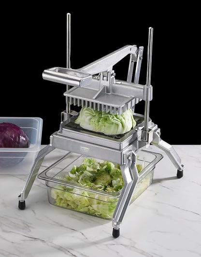 New Star Foodservice Extra Heavy Duty Aluminum Frame Vegetable Slicer Lettuce Cutter (1 Inch Cut)