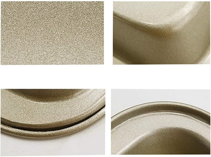 Baking Sheets Toaster Oven Pans, Cookie Sheets for Baking Tray Non Stick, Broiler Quarter Half Sheet Pan, Jelly Roll Pan Cake Pan Set for Cooking, Walooza Rimmed Cookie Sheets for Baking Nonstick