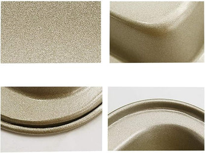 Baking Sheets Toaster Oven Pans, Cookie Sheets for Baking Tray Non Stick, Broiler Quarter Half Sheet Pan, Jelly Roll Pan Cake Pan Set for Cooking, Walooza Rimmed Cookie Sheets for Baking Nonstick