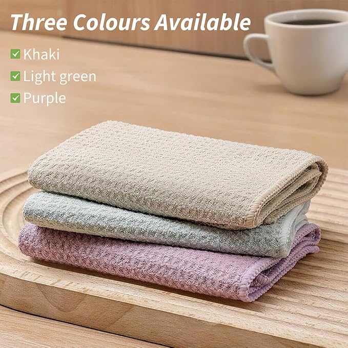 Barista Towels 6 Pack, Microfiber Professtional Coffee Cleaning Cloths, Espresso Machines Accessories for Steam Wands, Countertops and Coffee Essentials, 12”x12”