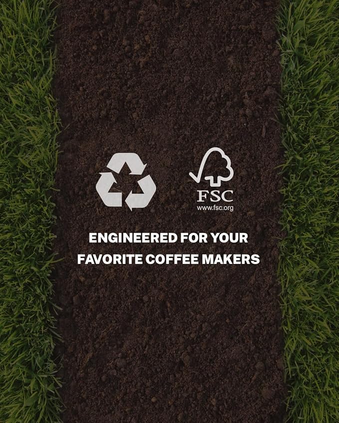 1-2 Cup Small Coffee Filters,100 Count Disposable Basket Coffee Filter Paper, Compatible with Kalita Wave Dripper 155 Series, Single Serve Coffee Pot, Pour Over and Drip Coffee Maker, For 1-2 People