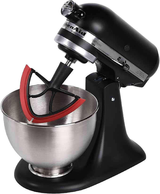 New Metro Design Beater Blade Metal TH-MGY Compatible with KitchenAid 4.5-5 Qt Tilt-head Stand Mixer, Grey
