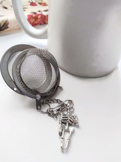 Skeleton Teaball Infuser Strainer for Dried Leaves Tea Brewing