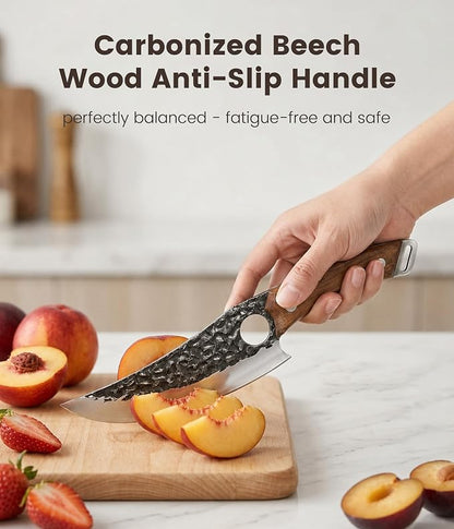 Newise Chef Knife – 6.3 Inch Japanese Steel Kitchen Knife for Cooking & Chopping, Well-Balanced Ultra Sharp Blade, Fathers Day Gift for Dad Husband