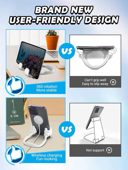 Graduation Gifts for Boys Girls Teens Kids: Thumbs Up Lazy Phone Stand Holder for Desk Funny Gadgets for Teenage Men Women Mom Wife Dad Father Son Daughter Adults Gift Stocking Stuffers Birthday Stuff