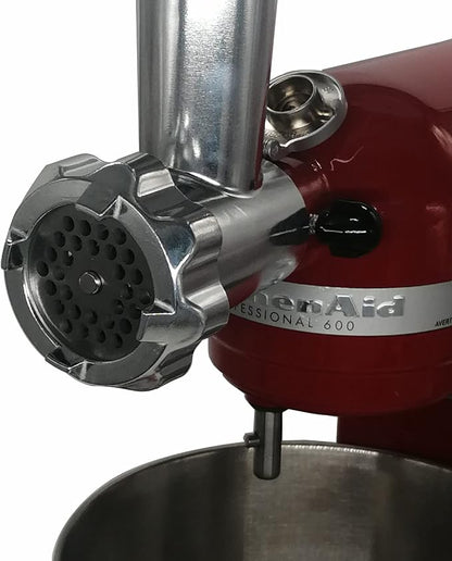 Replacement Food Meat Grinder Attachment with Sausage Stuffer Kit and Food Tray, Compatible with KitchenAid Artisan Series 5 Quart Tilt Head Stand Mixer &5/6/7 Quart Bowl-Lift Stand Mixer