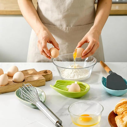 HASENSE Ceramic Spoon Rest for Stove Top, Heat-Resistant Spoon Holder for Kitchen Counter, Sage Green Swirl Utensil Rest for Spatula, Ladle, Whisk & Cutlery, Dishwasher & Microwave Safe