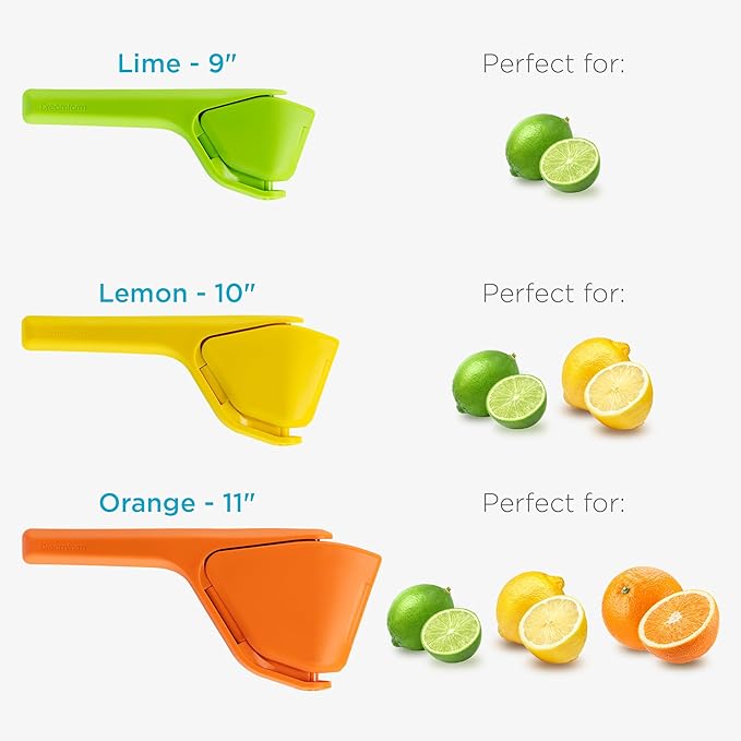 Dreamfarm Original Lime Fluicer Easy-Squeeze Fold-Flat Citrus Juicer - 9 Inch, Suits Lime Only