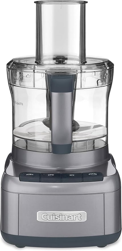 Cuisinart 8 Cup Food Processor, 350-Watt Motor, Gunmetal, FP-8GMP1