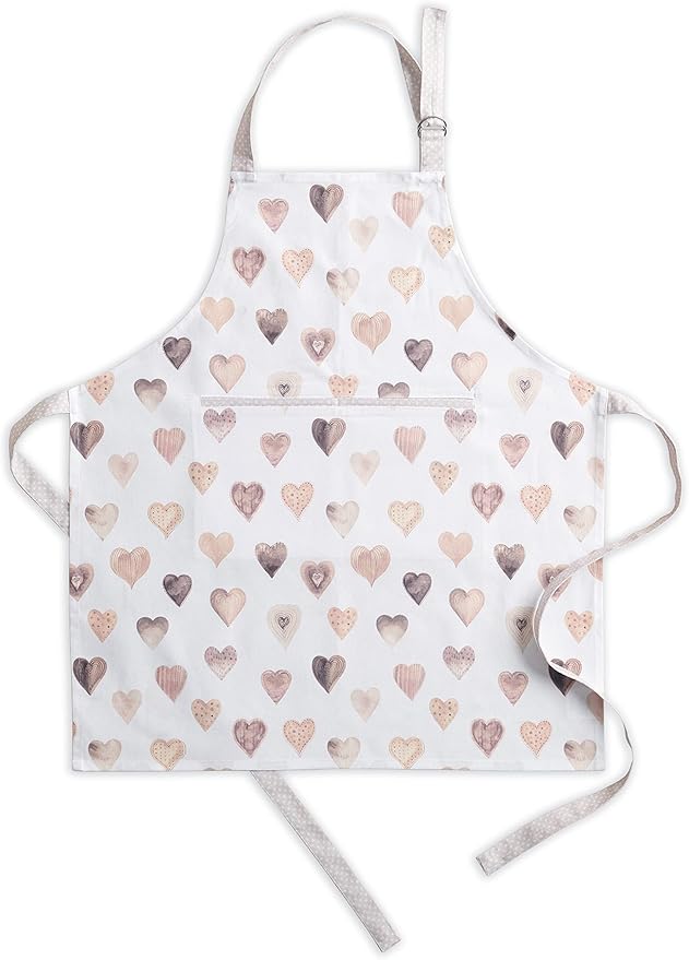Maison d' Hermine 100% Cotton Apron for women with Pocket Kitchen Chef Apron for Men Cooking Spring Summer