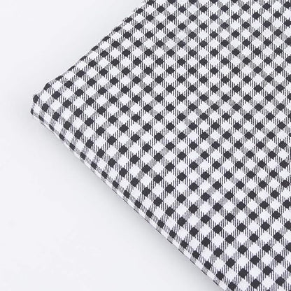 7 pcs 20" x 20" Cotton Fabric DIY Making Supplies Quilting Patchwork Fabric Fat Quarter Bundles DIY for Quilting Cotton Patchwork Cushions (Black, 20" x 20")