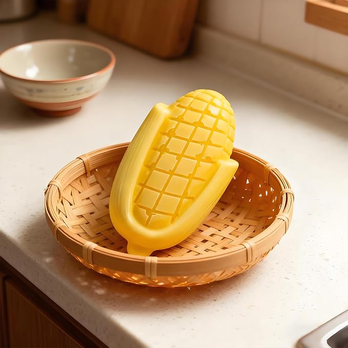 Silicone Corn Bread Mold Pan, Gray, 9-Cavity Mini Cornstick Baking Pan for Muffins, Cupcakes, Brownies, Soap Making