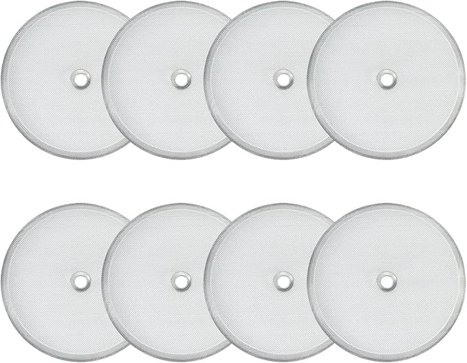 8 Pieces French Press Replacement Filters 3.6 Inch Stainless Steel Mesh, French Press Filters Replacement Screen for 34oz/3.6 Inch Wide French Press Coffee Press