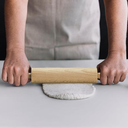Mrs. Anderson's Baking Children’s Classic Wooden Rolling Pin, German Beechwood With Steel Ball Bearings, 7-Inch x 1.5-Inch, Smooth Effortless Rolling For Dough And Pastry