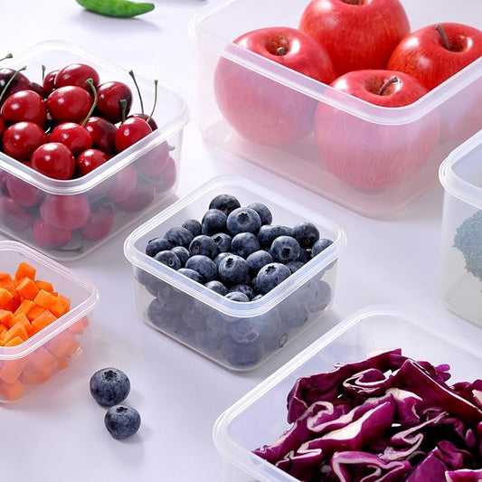 MTR 44PC Value Pack FOOD Storage Containers BPA Free Kitchen Storage Dishwasher Safe Microwave Safe Freezer Safe Airtight Silicone Containers Leakproof & Reusable (44)