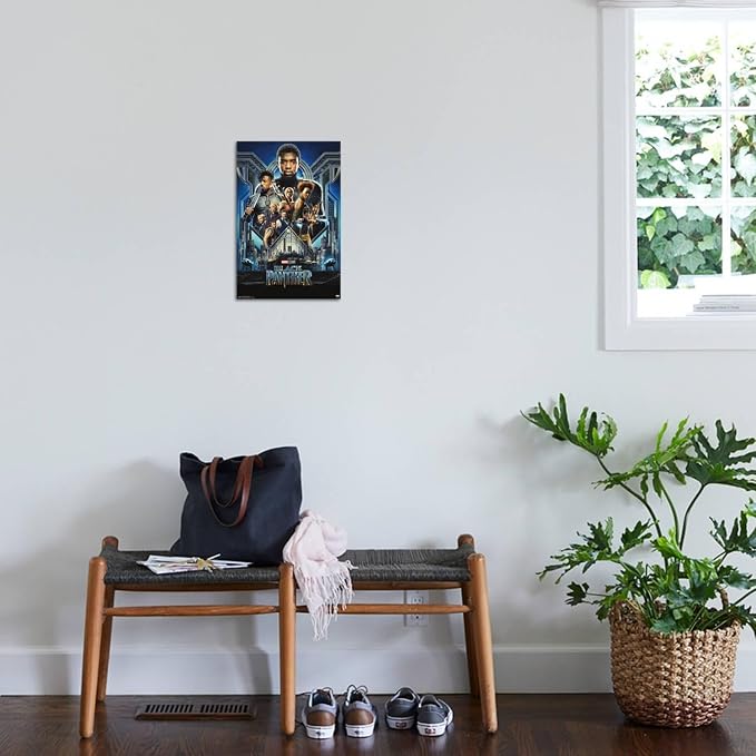 Marvel Black Panther - Group One Sheet Wall Poster, 19L" x 13W", Premium Unframed Version