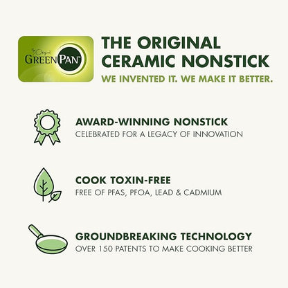 GreenPan Silicone Solid Turner Spatula, Flipping Cooking Kitchen Utensil, Flexible Rubber Nonstick Cookware, Rigid Steel Core, Heat-Resistant, Anti-Slip Handle, BPA-Free, Dishwasher Safe, Taupe