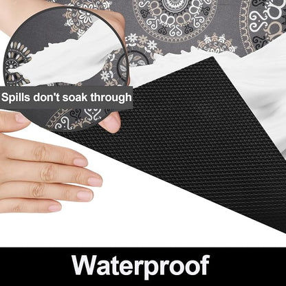 AiBOB Waterproof Under Sink Mat, Absorbent Quick Dry Sink Liners Protect Cabinets, Durable Shelf Liners, Slip Resistant and Non-Adhesive, 24X68, Multi