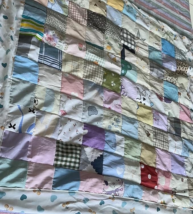 7Pcs 20" x 20" Cotton Fabric DIY Making Supplies Quilting Patchwork Fabric Fat Quarter Bundles DIY for Quilting Cotton Patchwork Cushions (Green Mix, 20 x 20 inches)