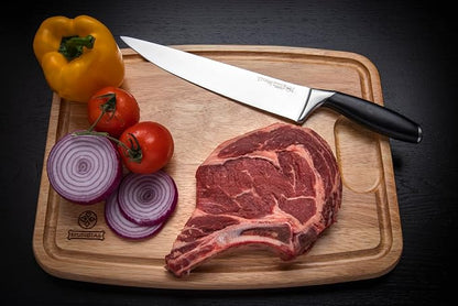 Mundial Titan Series 10" Chef’s Knife – High-Carbon Stainless Steel Blade, Fully Forged Professional Kitchen Knife, Ergonomic Black Handle, NSF