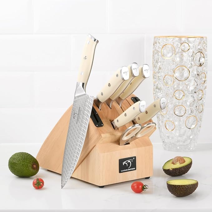 NANFANG BROTHERS Damascus + VG10 Knife,71 Layers, Sharp,Multi-functional,Cooking Utensils,Cutting Meat,Vegetables,Fruits,Home Use,Commercial