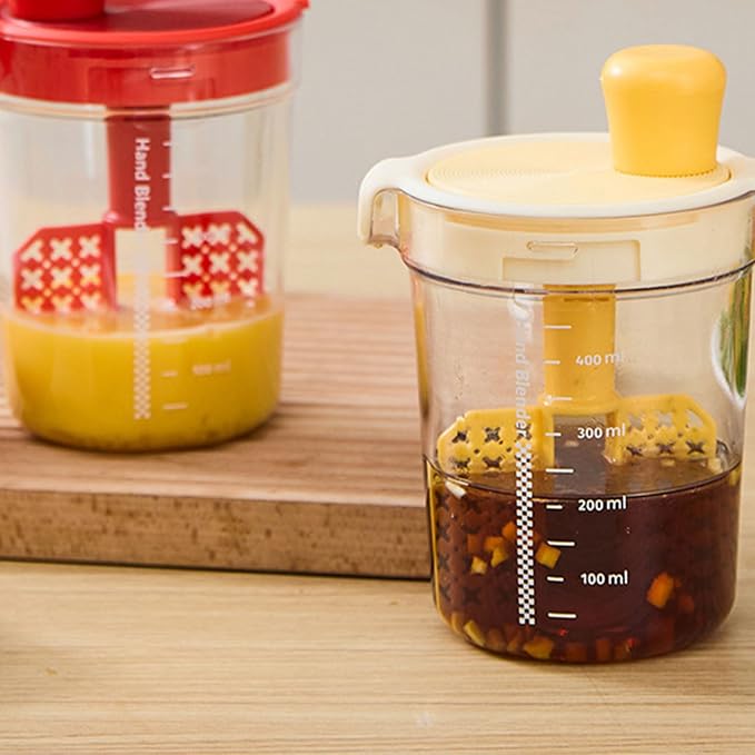 Graduated Cup for Mixing Drink and Eggs Liquid Precise Measurement Mug Kitchen Protein Powder Mixer with Filter Plate