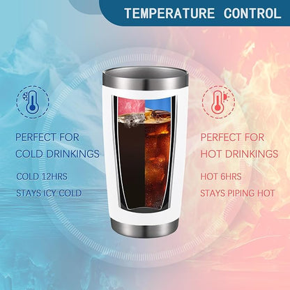 ATHAND Eeffoc Is Coffee Spelled Backwards, As I Dont Give Eeffoc Until I Had My Coffee,Funny Travel Coffees Mug Cup,20 Oz Iced Insulated Tumblers with Lid Straw Brush,Gifts For Women,Boss, Friend,Men